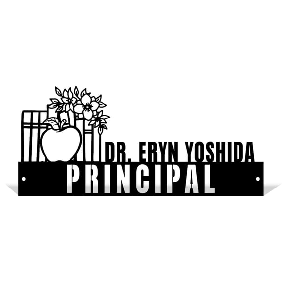 KAINSY Personalized Desk Name Plate | Custom Plaque Name Plates for Desks | Office Desk Decor | Office Desk Metal Sign | Personalized Desk Accessories | Office Gifts for Boss Manager Nurse Teacher