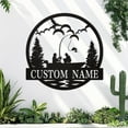 thumbnail image 1 of KAINSY Personalized Fishing Metal Sign | Custom Last Name Sign | Metal Fishing Wall Decor | Hunting Fishing Signs | Personalized Lake House Decor | Farmhouse Metal Wall Art | Fisherman Gift(10inches), 1 of 8