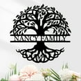 thumbnail image 1 of KAINSY Personalized Tree of Life Metal Sign | Custom Family Name Sign Wall Decor | Tree of Life Wall Art | Metal Last Name Sign | Custom Metal Signs Personalized | Outdoor Patio Signs(10inches), 1 of 9