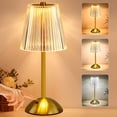 thumbnail image 1 of KAIPARA Cordless 3 Color Temperatures Table Lamp, Rechargeable Lamp with Touch Control, Dimmable Brightness Light for Bedroom, Living Room, Bars Decor, 1 of 9