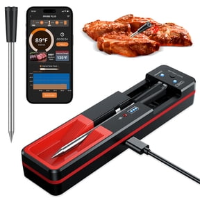 Kaipara Smart Wireless Meat Thermometer - 6 Sensor Digital Probe with App Alerts