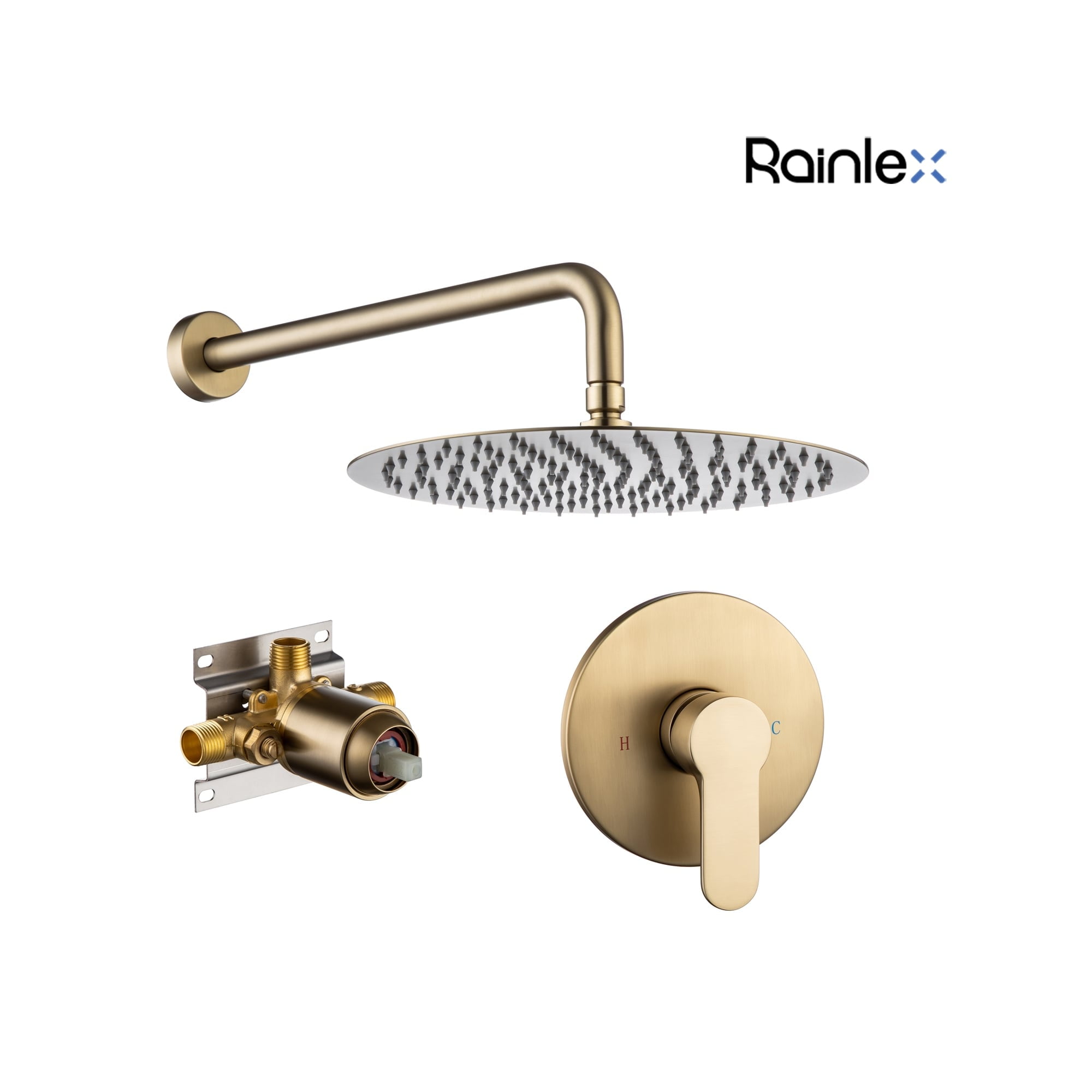 KAIPING ZUG SANITARY WARE CO.,LTD Rainlex WallMounted Rainfall Shower