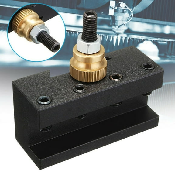 KAIRUITE 1/4- 1/2 Mini Lathe Quick Change Post Facing Milling Turning-Tool Holder