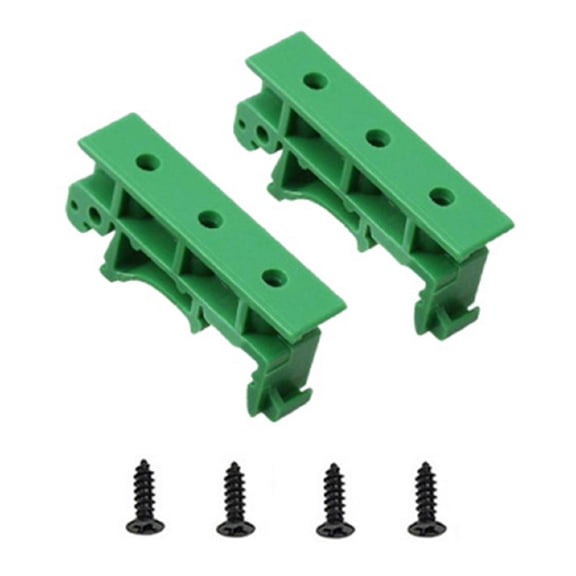 KAIRUITE 1 Sets PCB DIN C45 Rail Mount Adapter PCB Mount Bracket Clips Mount Holder 35mm