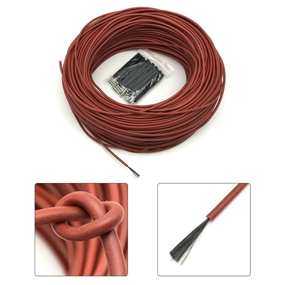 KAIRUITE 12K33 Carbon Fiber Electric Heating Tape Floor Heating Fiber Wire Sheath
