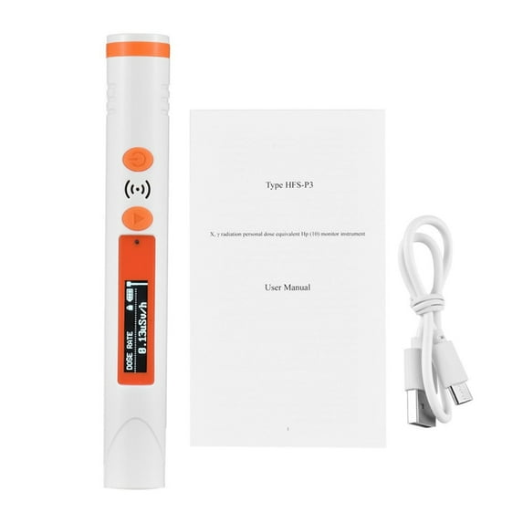 KAIRUITE HFS-P3 Geiger Counter Nuclear Radiation Detector X-ray Beta Gamma Detector Pen