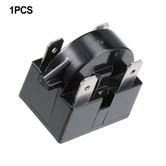 KAIRUITE Refrigerator PTC Starter Relay Replacement 1/3Pins Compressor Overload Protector