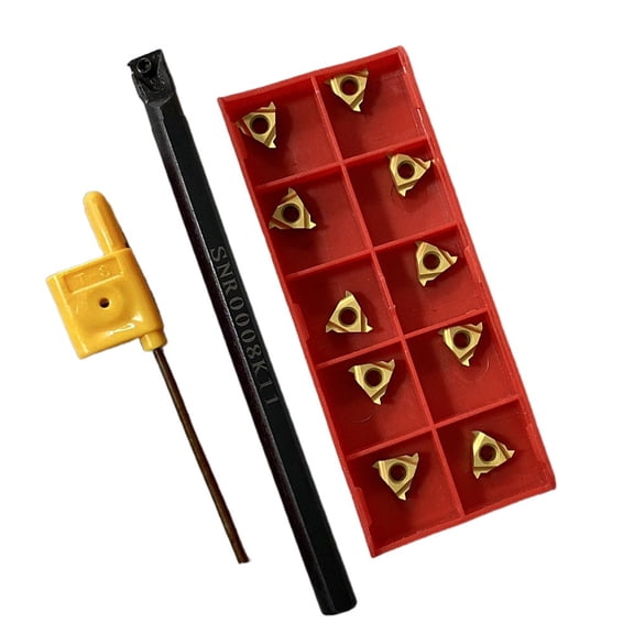 KAIRUITE SNR0008K11 Threading Turning Tool Holder Boring Bar+ 10* 11IR A60 Carbide Insert