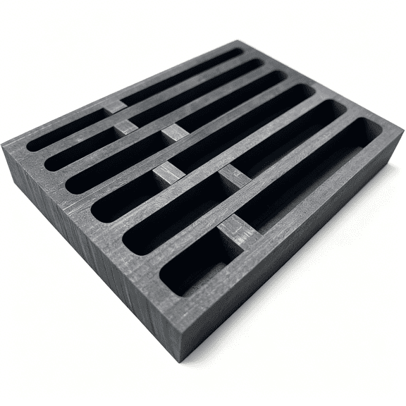 KAISA 6-In-1 Reusable Graphite Ingot Mold, Long Bar Smelting Mold & Crucible for Melting Gold Silver Copper, Jewelry Casting Molds for Metal Melting, Casting & Refining(Gm-01)