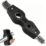 KAISA Car Battery Terminal Cleaning Brush Anti-Rust Auto Battery Cleaner Brush Tool Universal Automotive Marine Plumbing Installation Soldering Brazing Car Accessories Black