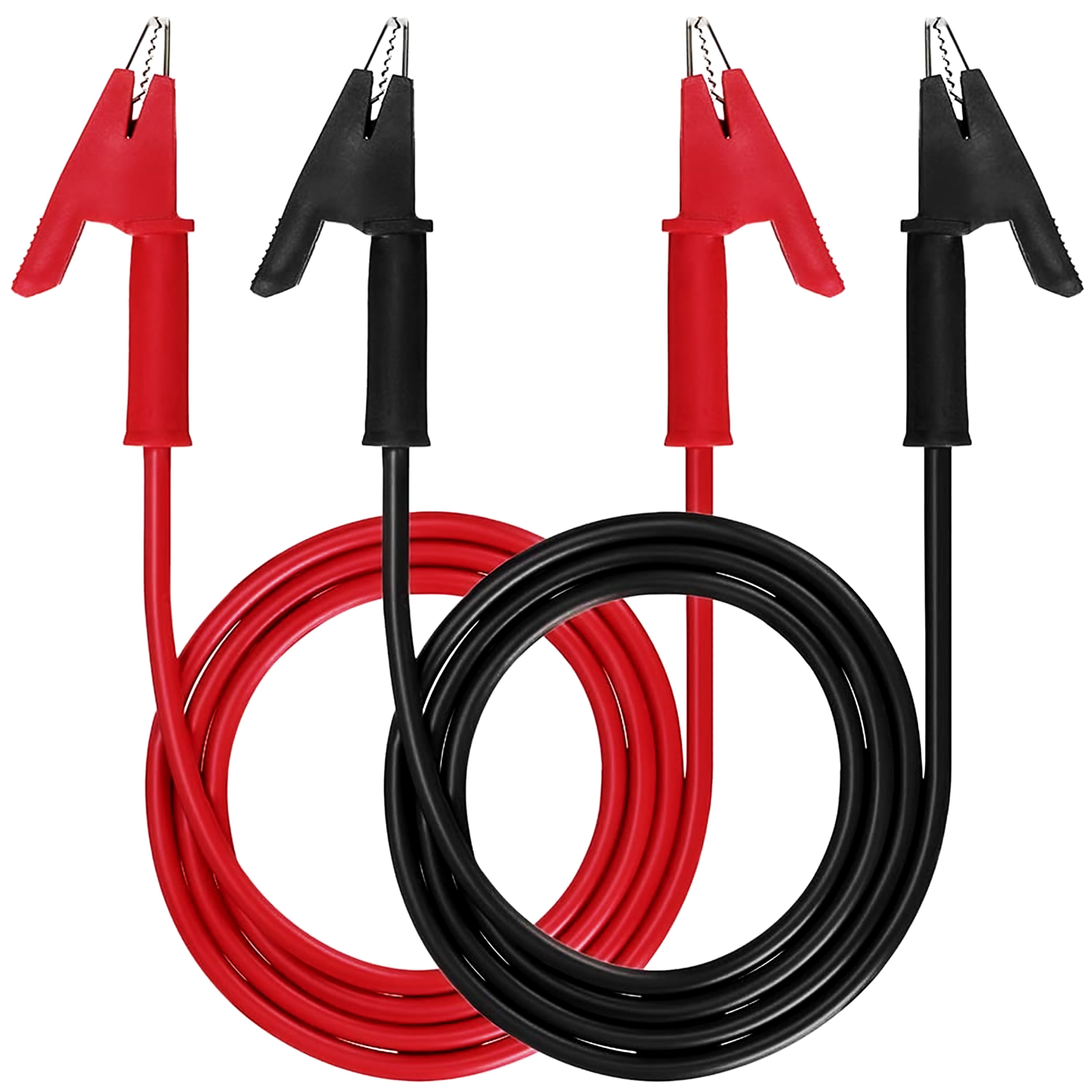 KAIWEETS Alligator Clips Electrical Test Leads Set, 15A Jumper Wires ...