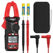 KAIWEETS Digital Clamp Meter, Portable Size, 2000 Counts, Measures High AC Current 400A, 600V AC/DC Voltage, Resistance, Continuity, Diode, Auto Ranging Multimeter, Voltage Tester, KC400
