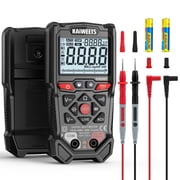 KAIWEETS KM200P Digital Multimeter, All Button Operation, TRMS Auto Ranging, 4000 Counts, NCV, Voltmeter Ohmmeter, Fast & Accurate Measure AC/DC Voltage, Resistance, Continuity, Capacitance