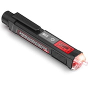 KAIWEETS Non-Contact Voltage Tester Pen, Electrical Tester with Dual Sensitivity Modes, LCD Display, Signal Percentage, Wire Breakpoint Finder, Live/Null Wire Tester Black