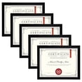 thumbnail image 1 of KAIWIN 8.5x11 Certificate Frames Set of 5, Diploma Document Degree Picture Frames for Tabletop or Wall,Black, 1 of 5