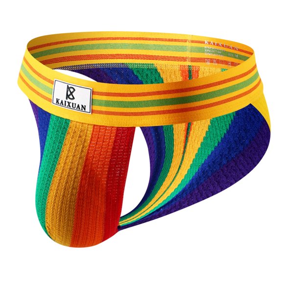 KAIXUAN Retro Brief Cotton Men's Briefs Elastic Band Underwear Cotton Low Rise Multi Color Soft Underpant