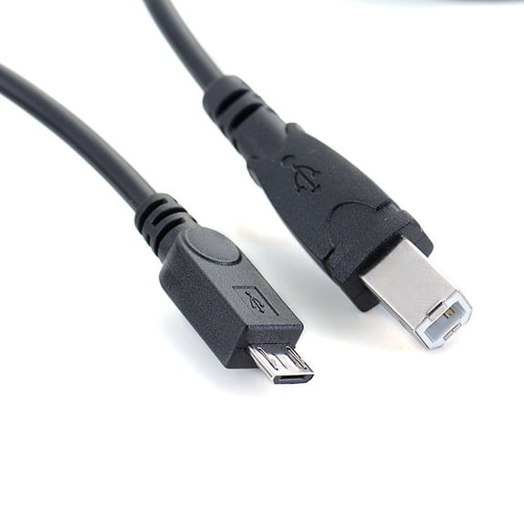 KAIXUDA USA 1M Micro USB OTG Data Cable for Android Phone Tablet PC Printer Digital Piano Keyboard Connection and Data Transfer