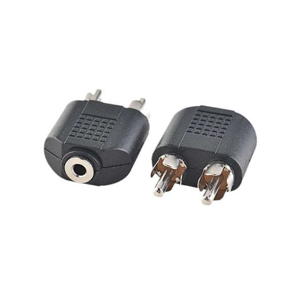 KAIXUDA USA 3.5mm Female to Dual RCA Male Stereo Audio Adapter Cable/Splitter - 1/8 inch AUX to 2 RCA Connector for Speaker/Amplifier