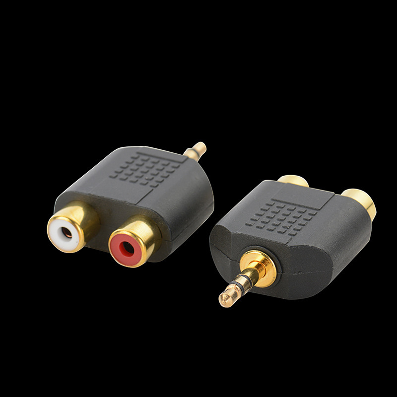 KAIXUDA USA Gold-Plated 3.5mm Male to Dual RCA Female Stereo Audio Y ...