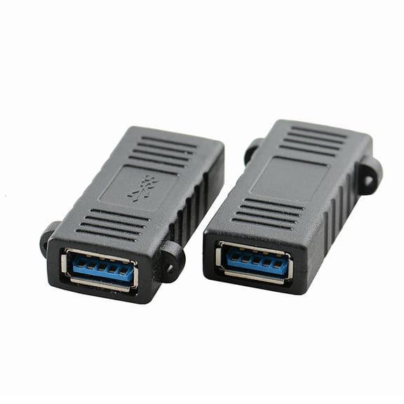 KAIXUDA USA High-Speed USB 3.1 Type-C Male to USB-A Female Adapter Cable for Data, Video, Audio Transfer & Fast Charging (Black, 0.2m/1m)
