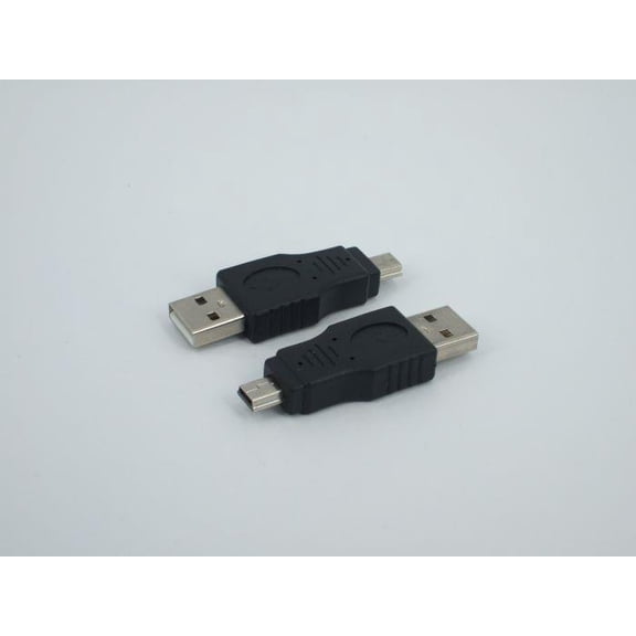 KAIXUDA USA Mini USB Male to USB-A Male Adapter Cable, T-Port Converter for Tablet/PC Data Transfer & Charging Extension