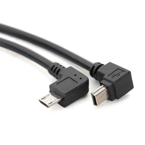 KAIXUDA USA OTG Data Cable for Canon/Android Phones & Tablets - Transfer Photos/Videos to PC, Micro USB to Mini USB (25cm)