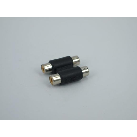 KAIXUDA USA RCA Coupler Adapter (2-Pack) - Female to Female Straight Connector for AV Video Audio Extension