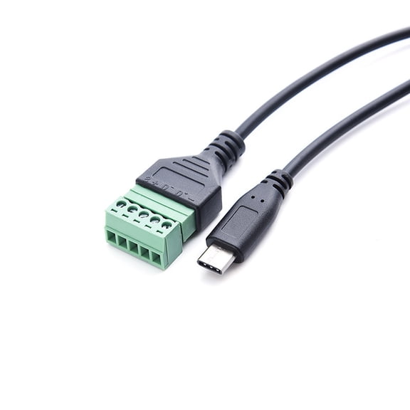 KAIXUDA USA Type-C to USB Adapter Cable, High-Speed USB 3.1 Converter for Data, Video, and Fast Charging, Black (0.2m/1m)