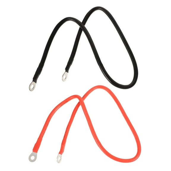 KAJNBN 1 Pair Power Cable for Batteries with in Copper 70X0.7cm