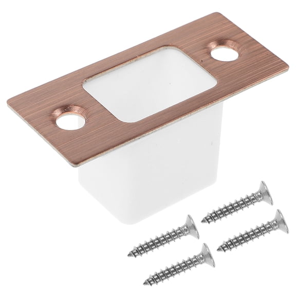 KAJNBN 1 Set Door Deadbolt Strike Plates For Homeowners In Stainless Steel