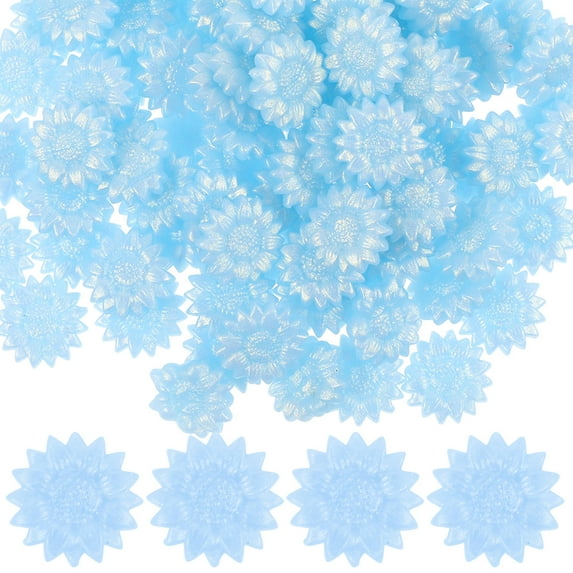 KAJNBN 100Pcs Sealing Wax Beads for Wedding Invitations and Diy Craft Envelopes in Sky-Blue Color