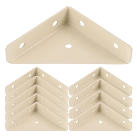KAJNBN 10Pcs Metal Bracket for Bed Corner Support Furniture Assembly Angle Brackets Set