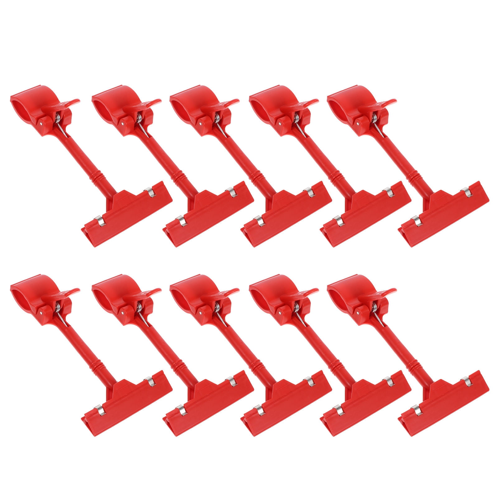 KAJNBN 10Pcs Rotating Design Plastic Sign Clips for Shelf Label Card ...