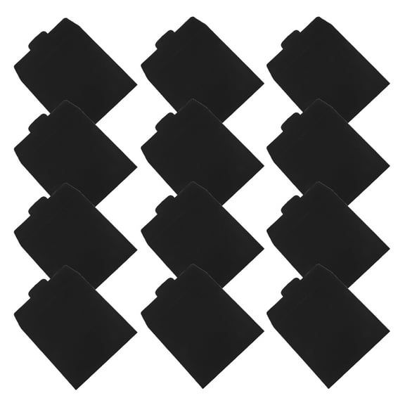 KAJNBN 12Pcs Rectangular Black Cardboard CD Mailers For Home And Office Use 4.91X4.91X0.20In