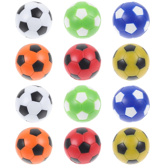 KAJNBN 12Pcs Replaceable Table Soccer Foosballs Smooth Rolling for Table Football Game Machine
