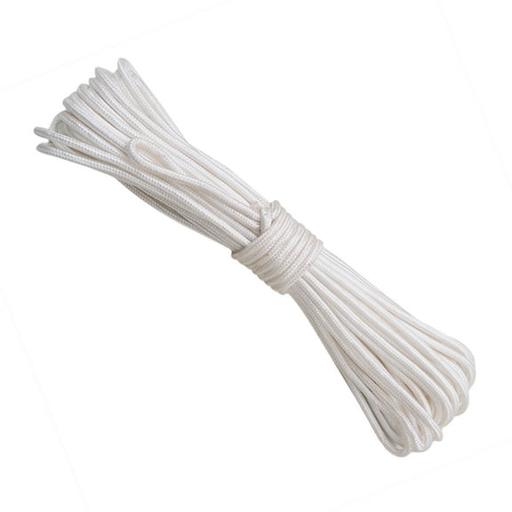 KAJNBN 1Pack High Strength Nylon Rope for Boating Flagpole Line UV Resistant 82ft
