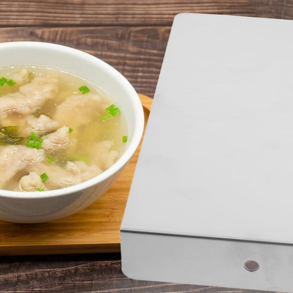 KAJNBN 1Pack Silver Stainless Steel Meatball Scraper For Home And Street Vending