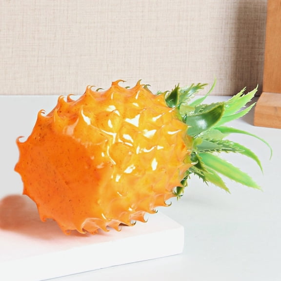 KAJNBN 1Pack Simulation Fruit Props Pineapple Shape Natural Style For Home Decoration Restaurant Decor