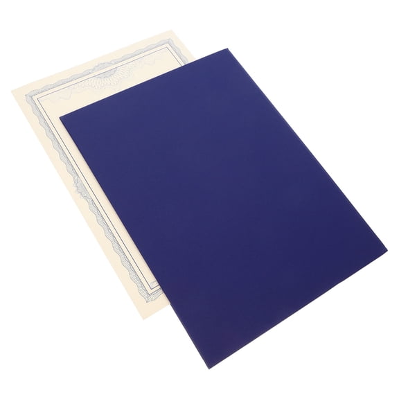 KAJNBN 1Pcs Formal Document Folder For Securely Holding Certificates And Diplomas In Blue