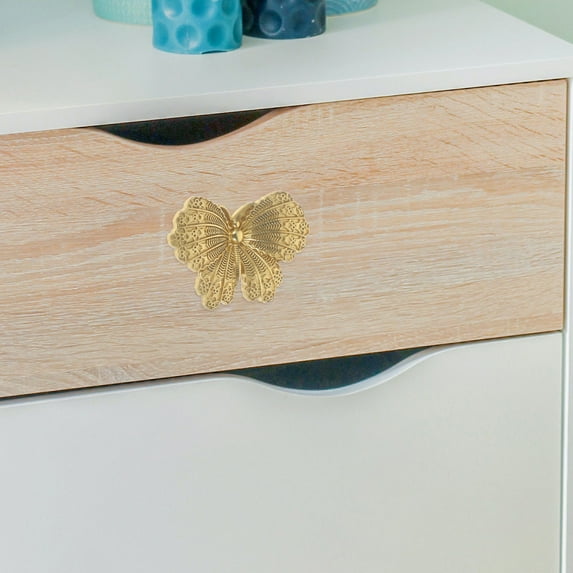KAJNBN 1Pcs Golden Brass Small Knob for Cabinet and Drawer Handles 6.0x4.0x2.5in