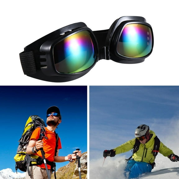KAJNBN 1Pcs Spherical Snowboard Goggles with and Anti Snowblindness for Skiing