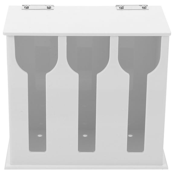 KAJNBN 1Pcs Spoon Storage Dispenser in White Acrylic for Kitchen Accessories