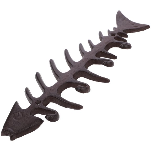 KAJNBN 1Set Coffee Iron Hook Fish Bone Shaped Hanging Planter For Garden Outdoor Space