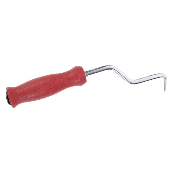 KAJNBN 1Set Tie Hook Cable Hooks Curved Wire Construction Use Red Steel 8.25X0.98X0.98in