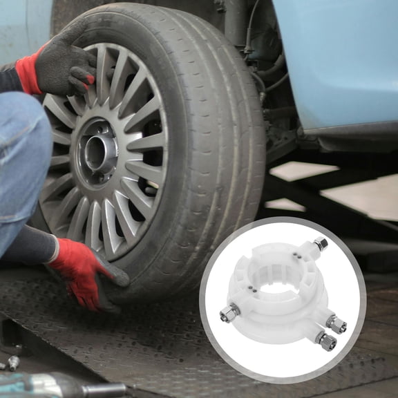 KAJNBN 1Set White Round Plastic Metal Rotary Coupler for Tire Changer and Air Control Valve