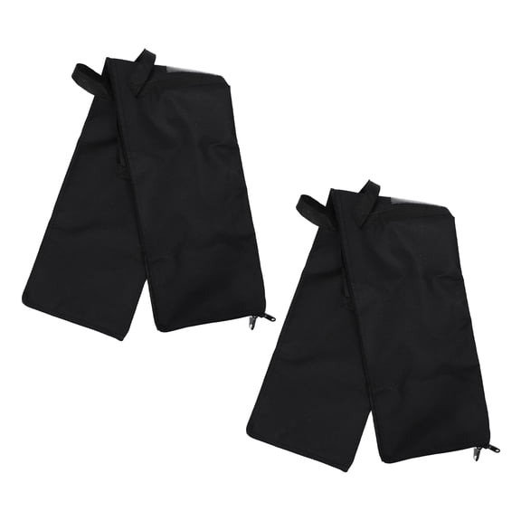 KAJNBN 2Pcs Outdoor Black Teardrop Banner Storage Bag Waterproof Flag Pole Case with Reinforced Stitching