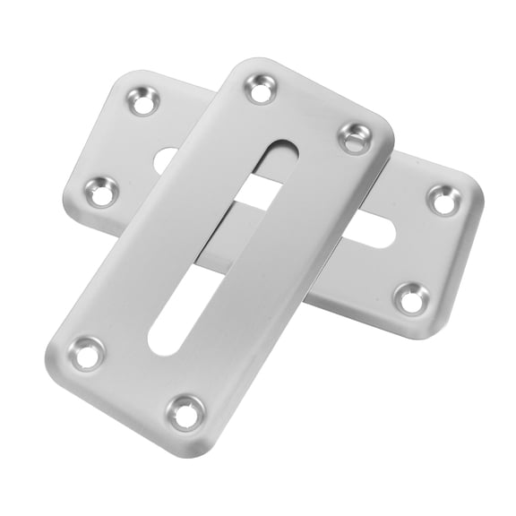 KAJNBN 2Pcs Stainless Steel Coin Slot Insert for DIY Money Box with Smooth Edge Plated Silver Metal Slot