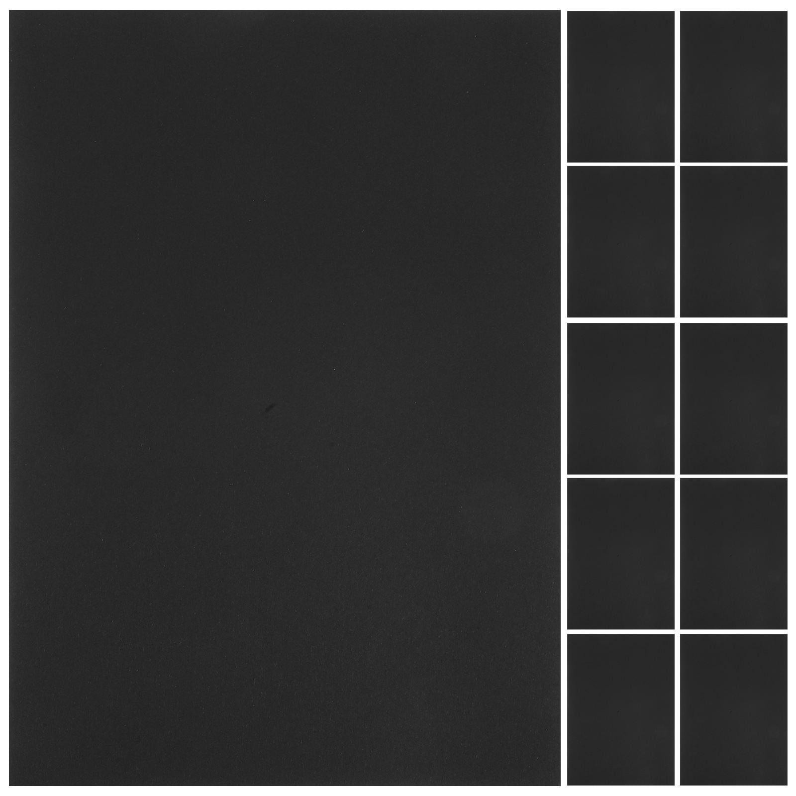 KAJNBN 50 Sheets Black Cardstock For Business Cards Handcrafting Supplies 11.7x8.3x0.004In