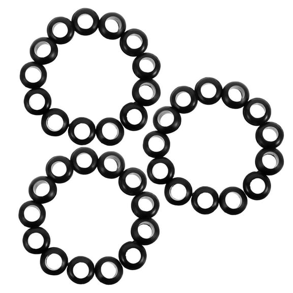 KAJNBN 50Pcs Mason Jar Rings for Containers Airtight Seal Black