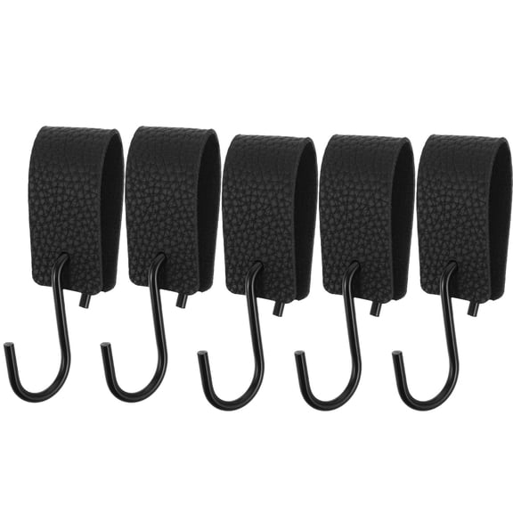 KAJNBN 5Pcs Small S Hooks for Planters Metal Pu Space Saving Outdoor Friendly 10.5*3.2*3in